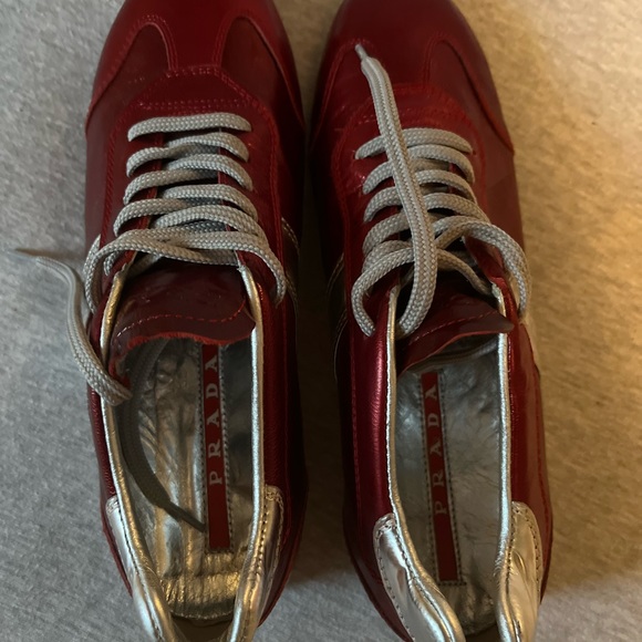 Prada sneakers size 36-Brand new Red and silver - Picture 4 of 6